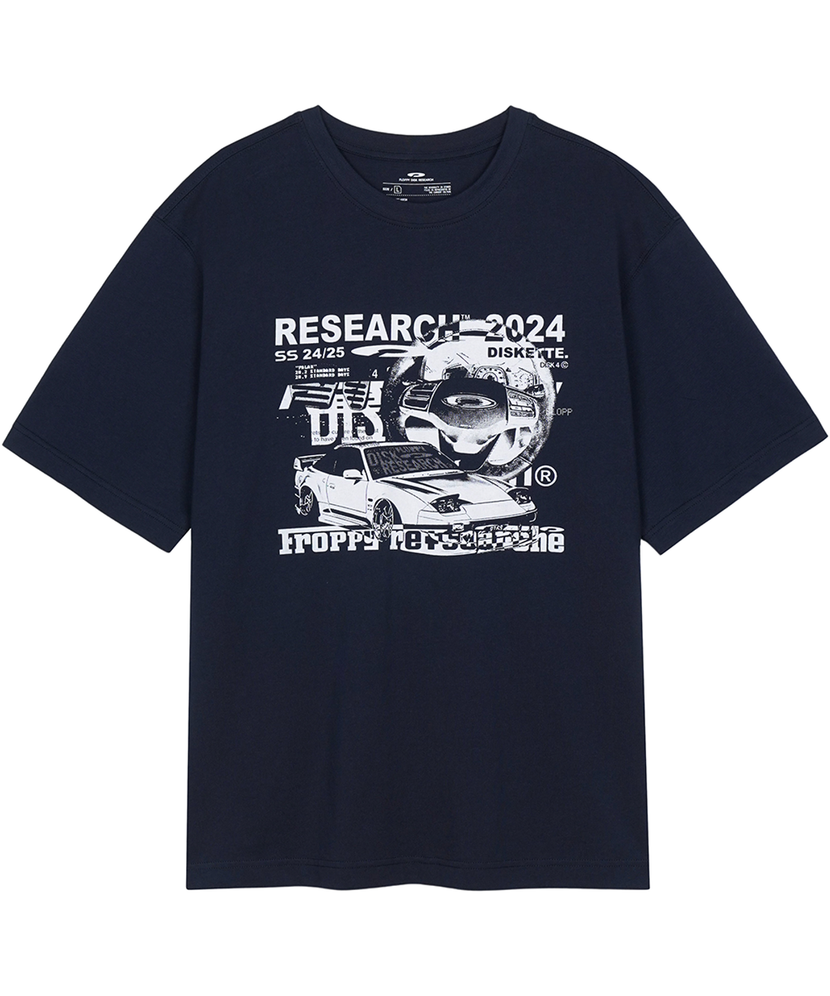 에프디알(FDR) Old Sports Drive Short Sleeve Navy