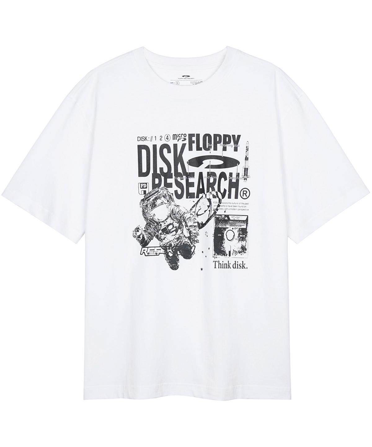 에프디알(FDR) Space Disk Short Sleeve White