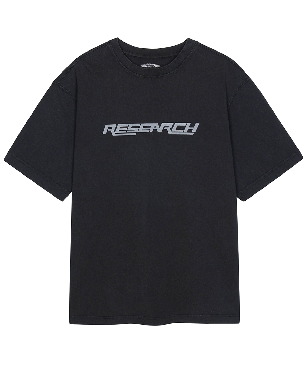 에프디알(FDR) Research Logo Basic Short Sleeve Black
