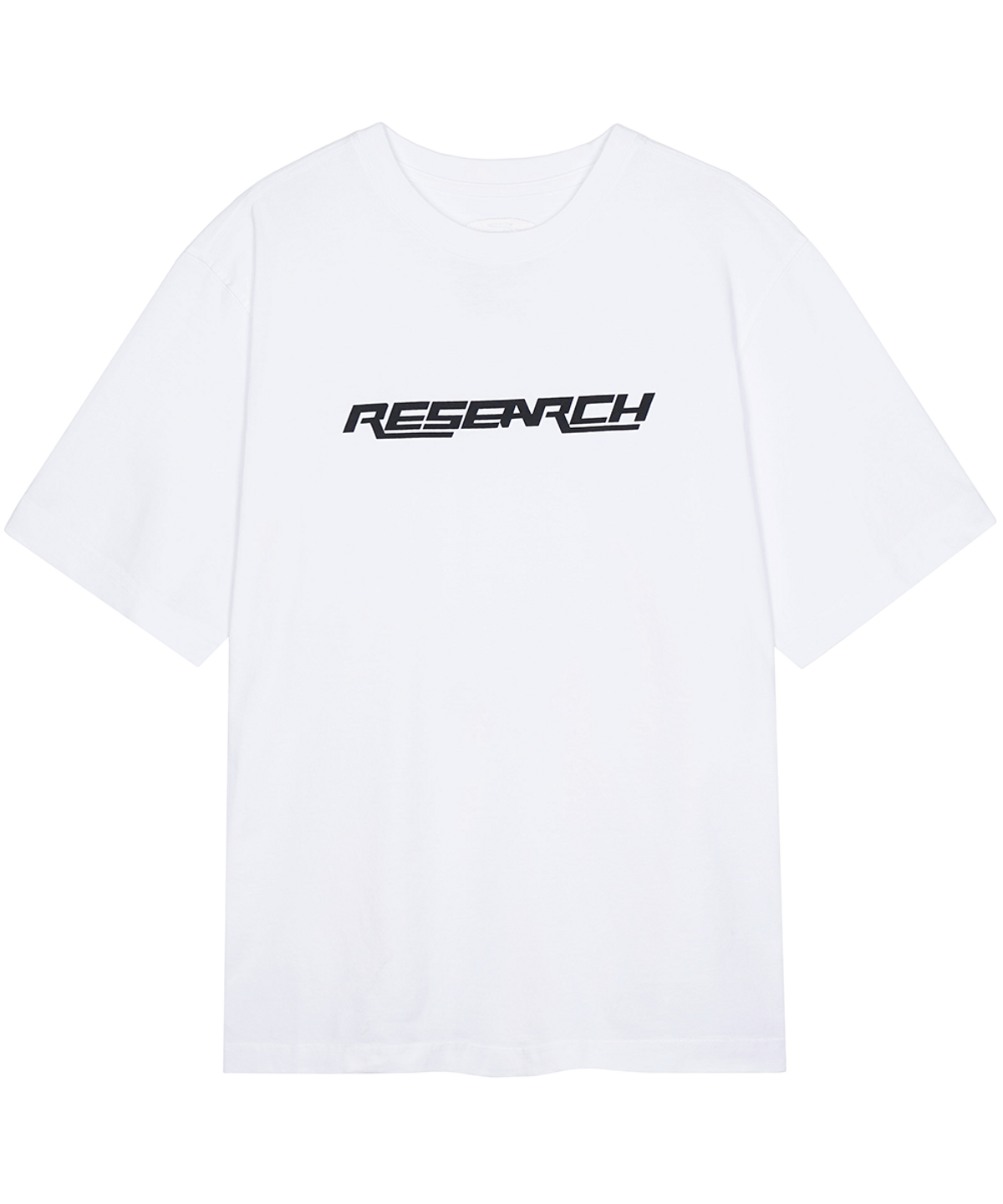 에프디알(FDR) Research Logo Basic Short Sleeve White