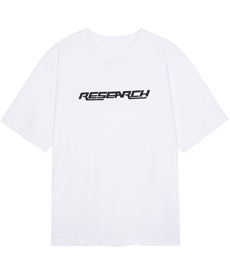 Research Logo Basic Short Sleeve White