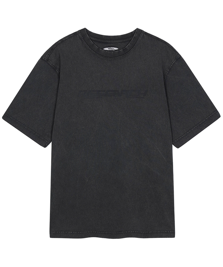 Research Logo Basic Short Sleeve Charcoal