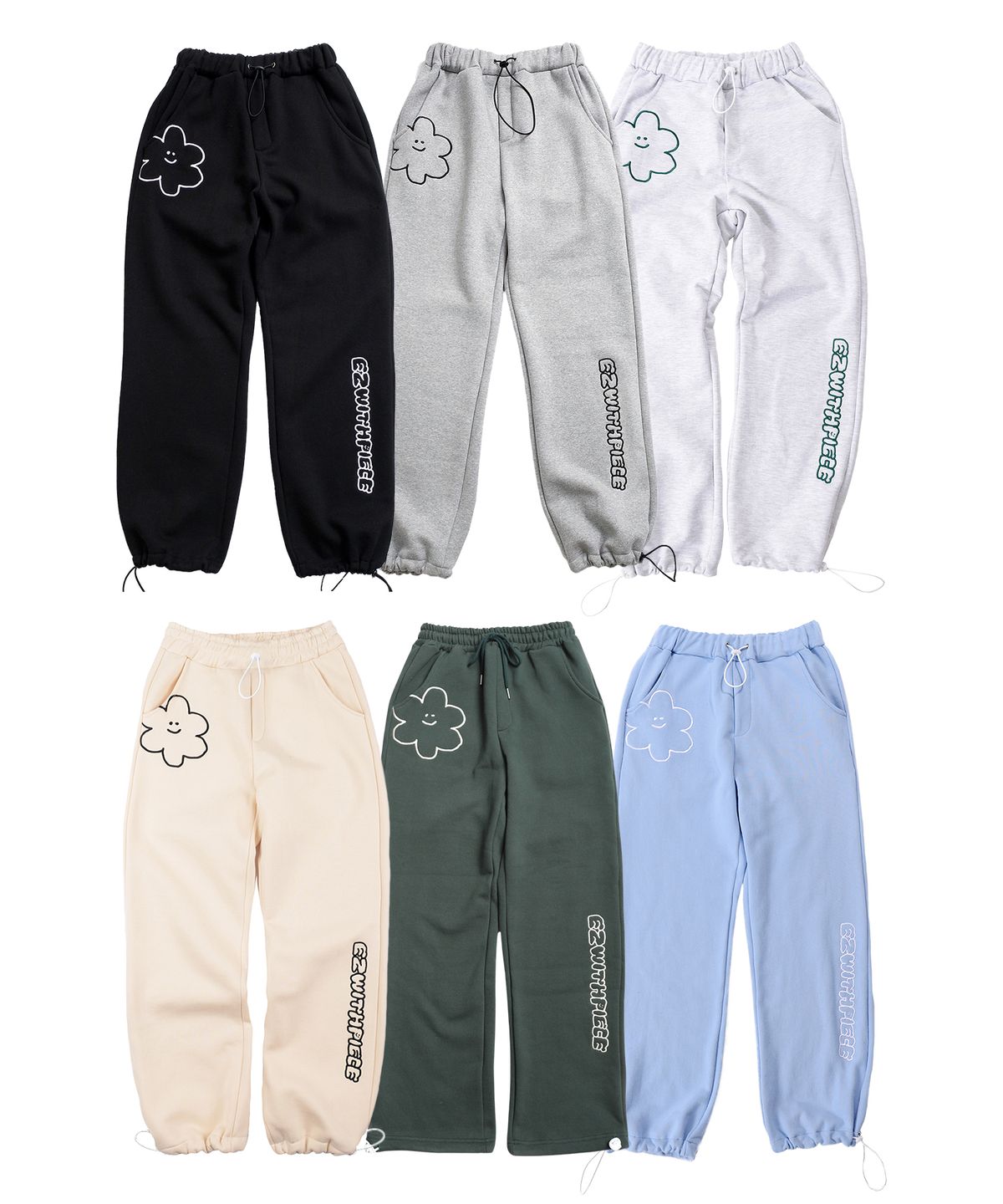 피스메이커(PIECE MAKER) DAISY SWEAT PANTS (2PACK)