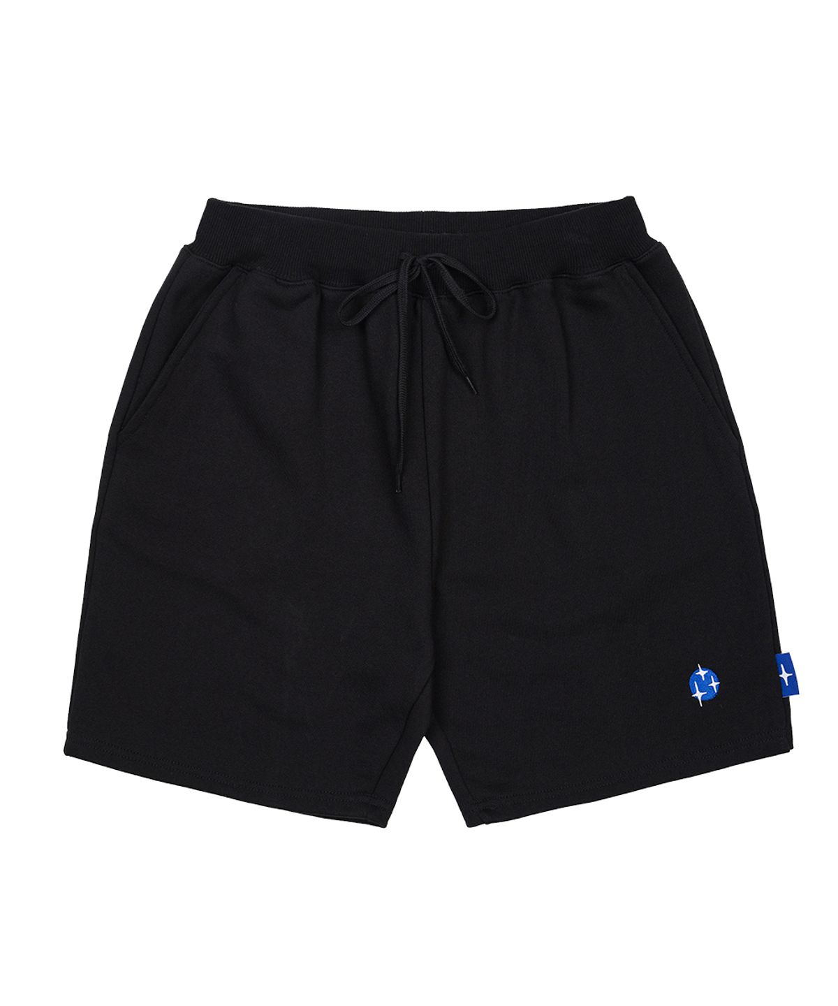 누프에블루(NEUFETBLEU) NEB blue shine logo shorts (black)