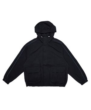 CN 오로라 파이핑 빅 포켓 자켓_블랙