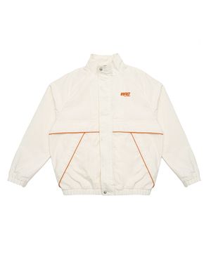 절개 파이핑 스탠에리 자켓_아이보리