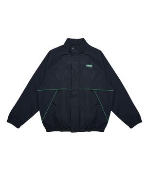 절개 파이핑 스탠에리 자켓_블랙