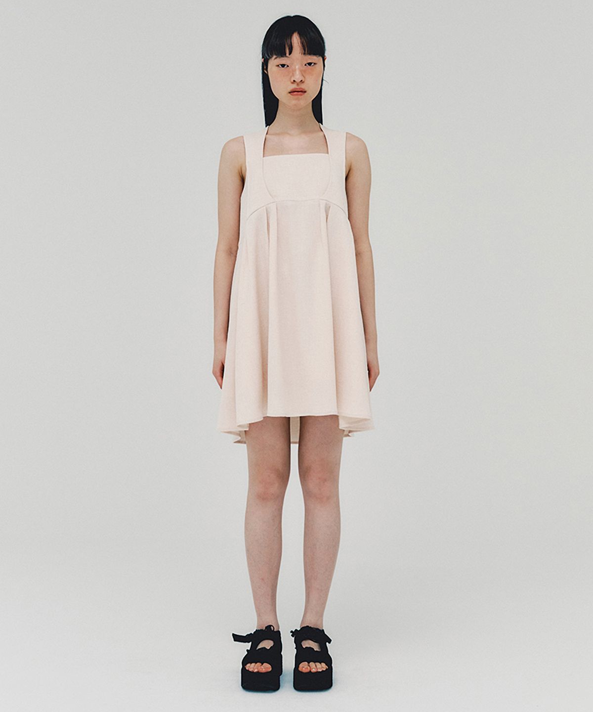 아위(AHWE) Baby Doll Dress_PEACH