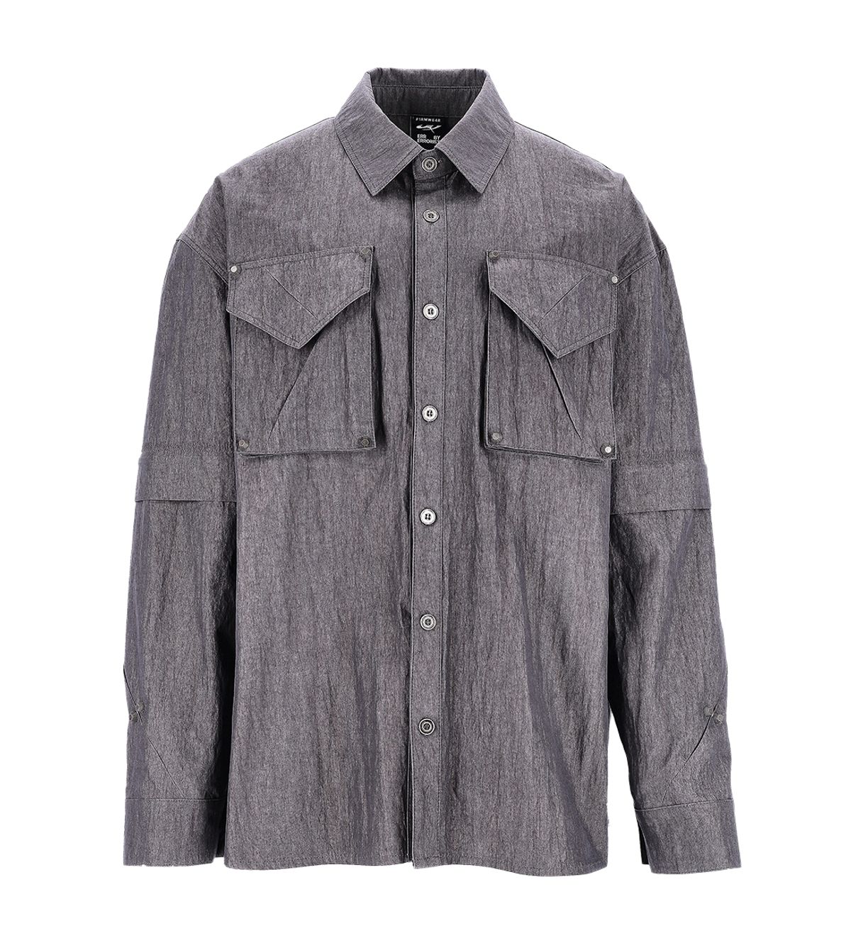 에르 바이 에러리스트(ERR BY ERRORIST) SCAR DETACHABLE SHIRTS [GREY]