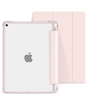 [스티커증정] 아이패드 애플펜슬 수납 스마트 투명 케이스