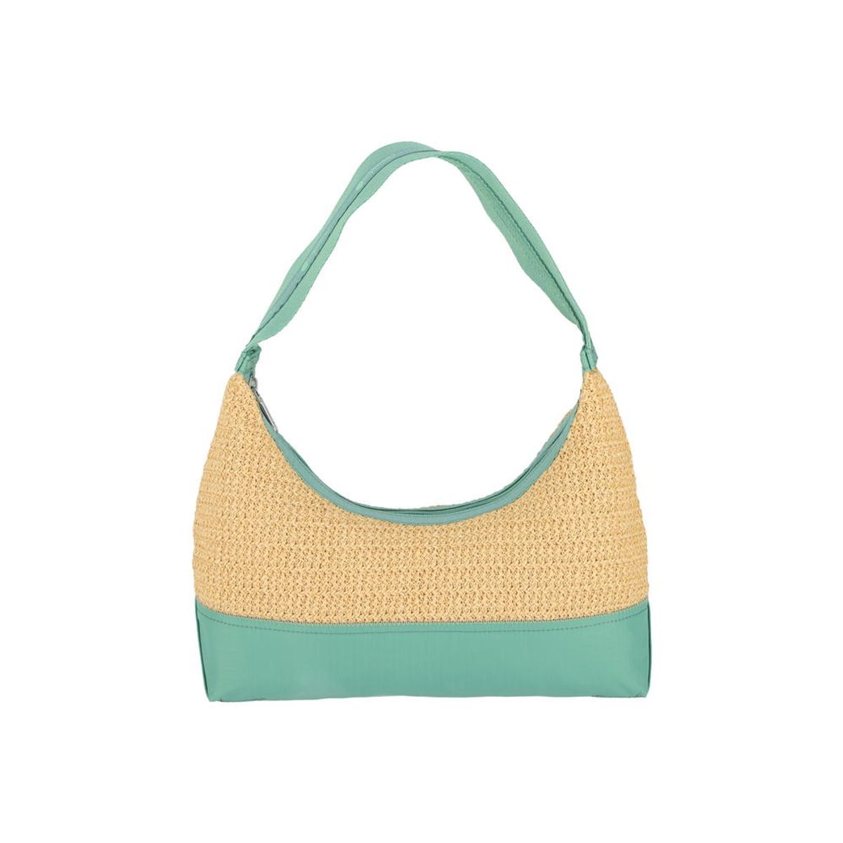 레스포색(LESPORTSAC) 세이지 그린 라피아 숄더백 [1400.H093]