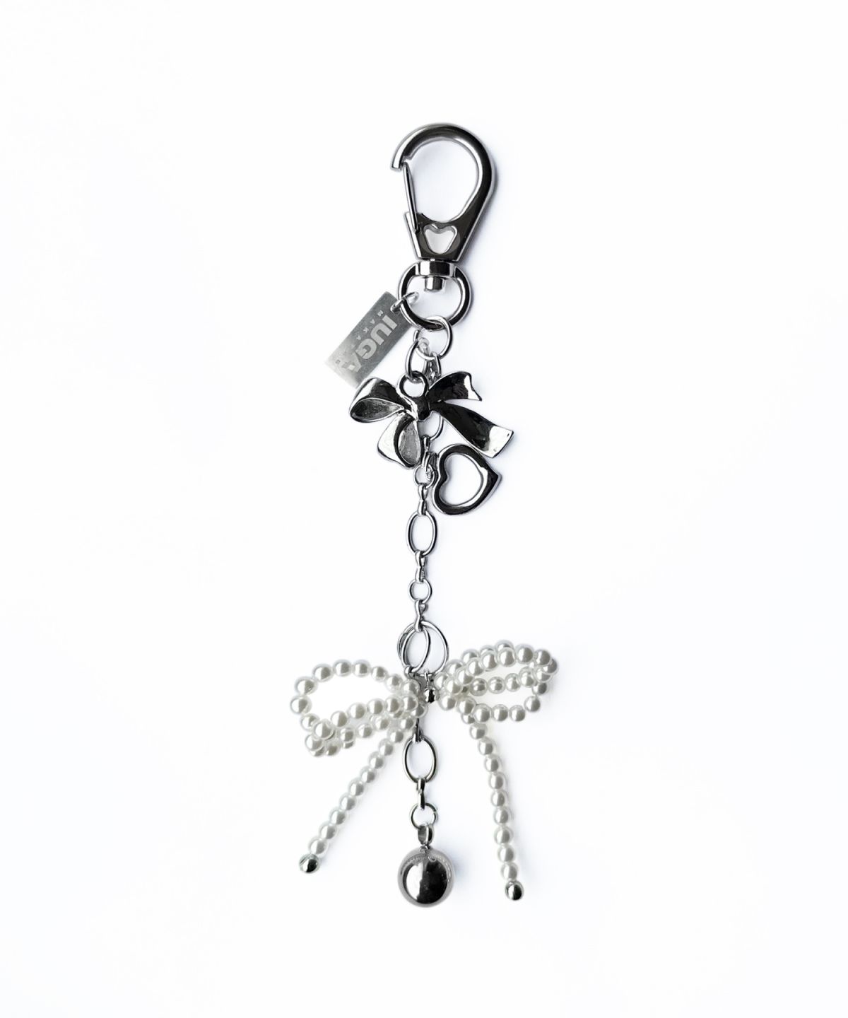 이우가마카라스(IUGAMAKARAS) Ribbon Beads Keyring