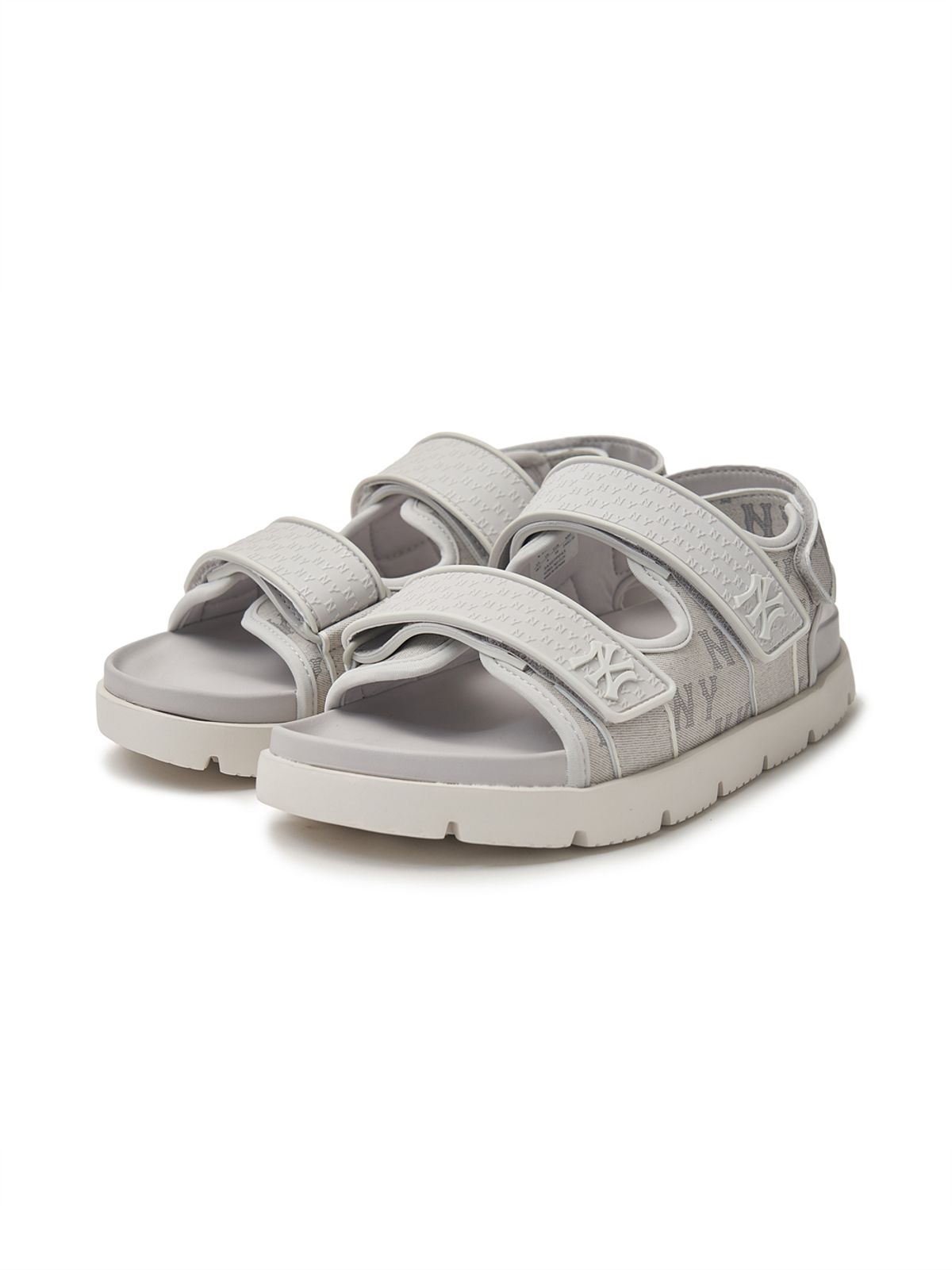 엠엘비(MLB) 라이너 샌들 데님 모노그램 NY (Grey)