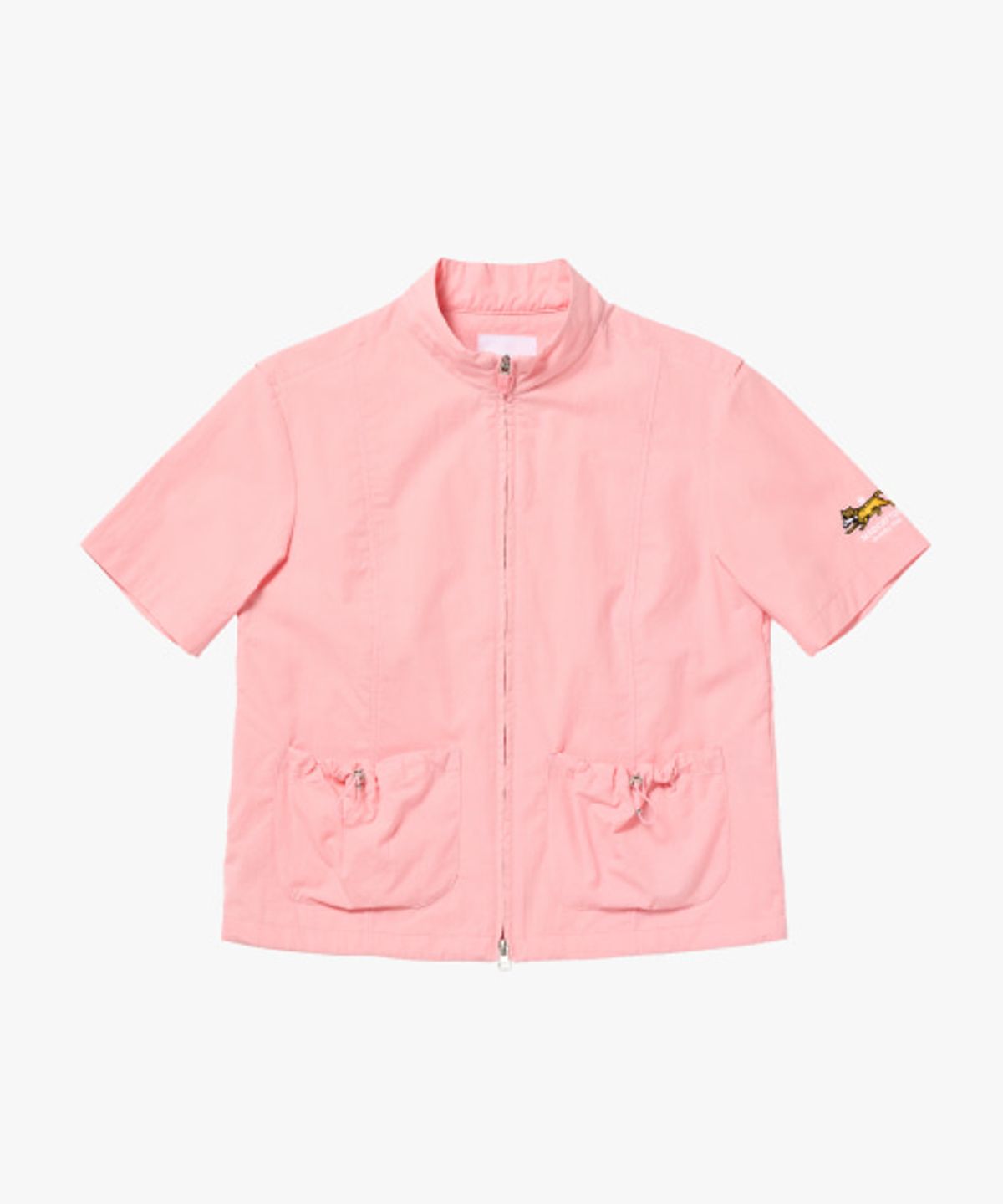 매드캐토스 컨트리클럽(MADCATTOS COUNTRY CLUB) MCC W WOVEN MESH SS ZIP-UP-LIGHT PINK