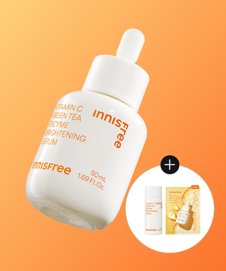 [사은품 증정] (대용량) 비타C 그린티 엔자임 잡티 토닝 세럼 50mL + 10mL 1개 + 겔 마스크 2매