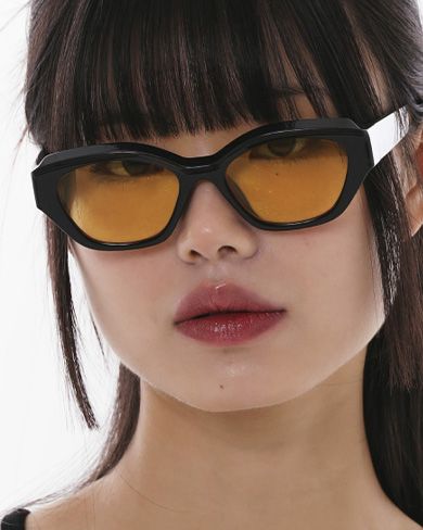 ★HANGLE EYEWEAR★ Geek Chic Square SUN Black Dark Green MUSINSA | HANGLE EYEWEAR Geek Chic Square SUN Black Dark Green