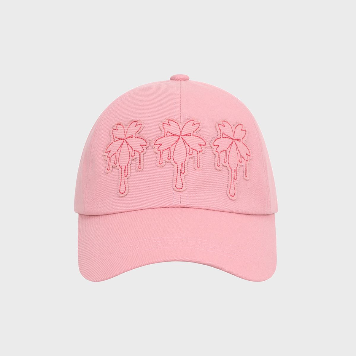 킴지수(KIMZISU) Dripping Patch Ball Cap _ Pink