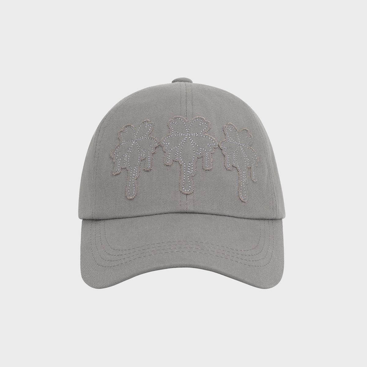 킴지수(KIMZISU) Dripping Patch Ball Cap _ Grey