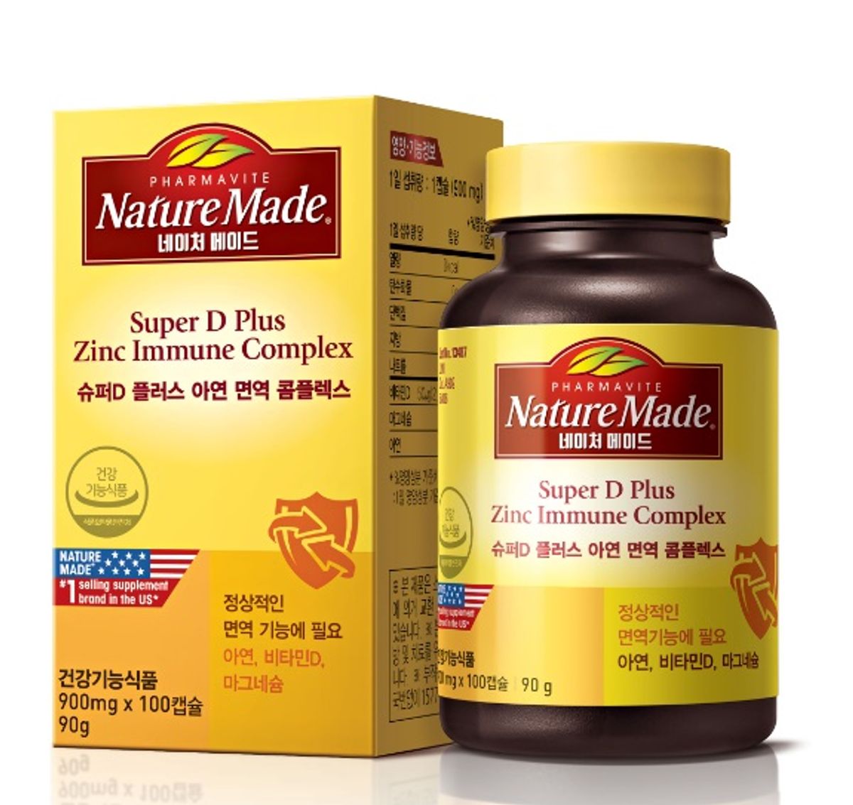 네이처메이드(NATUREMADE) 네이처메이드 슈퍼D 아연 면역 콤플렉스