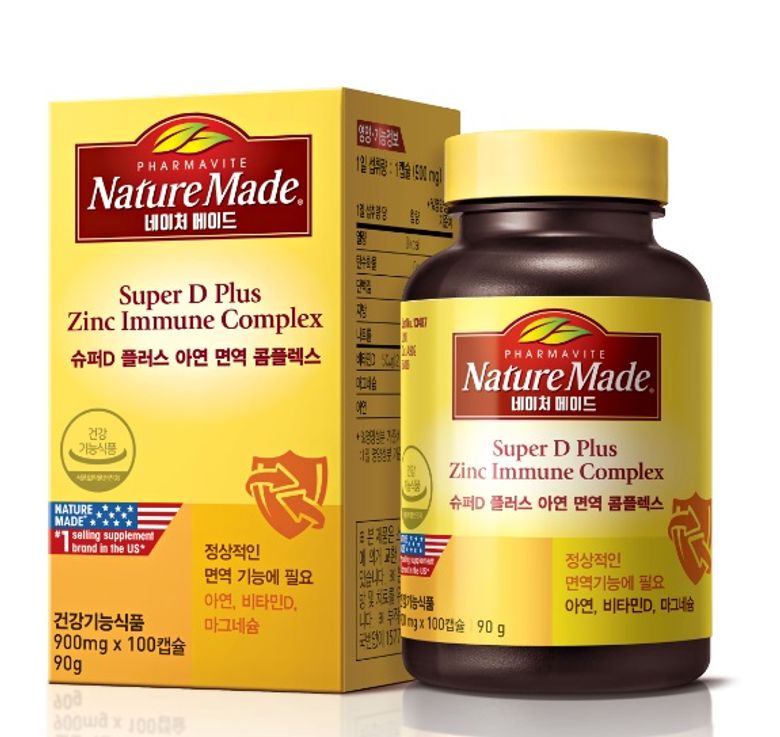 네이처메이드 슈퍼D 아연 면역 콤플렉스