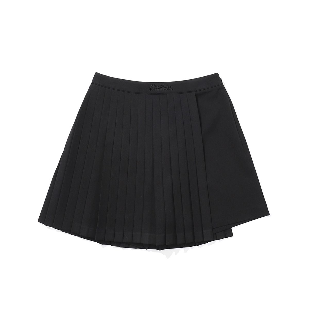 말본 골프(MALBON GOLF) 플리츠 룩 숏팬츠 BLACK (WOMAN)