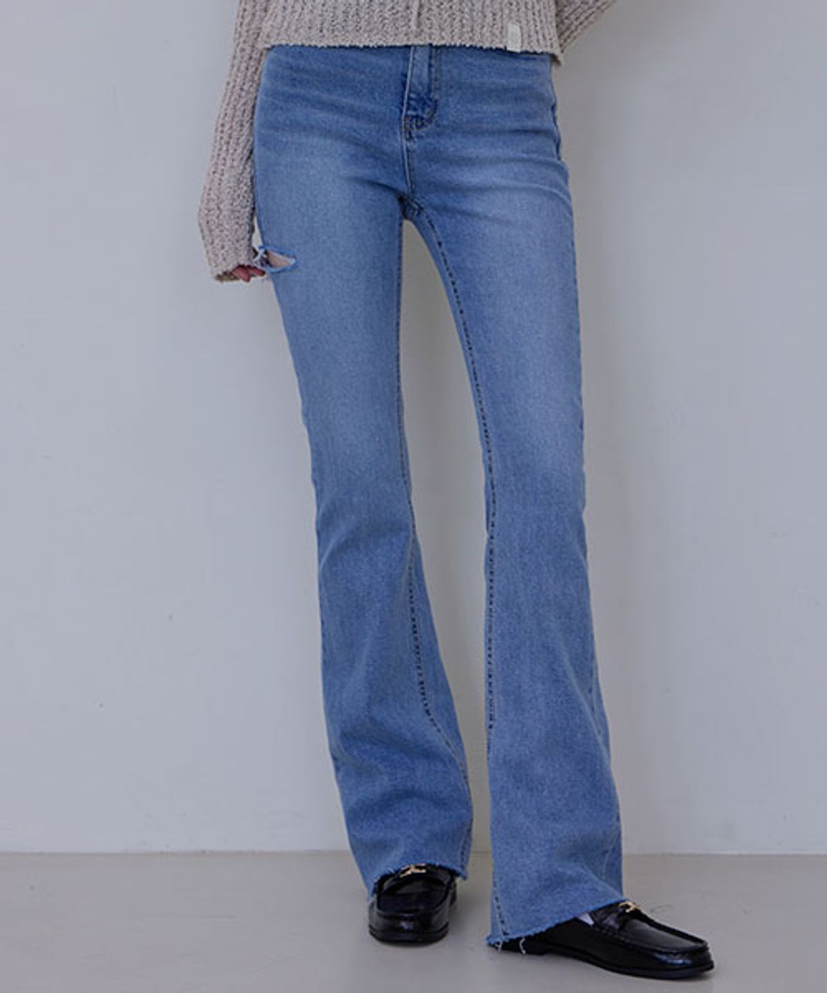 헤인트(HAINT) KATE LONG BOOTCUT DENIM