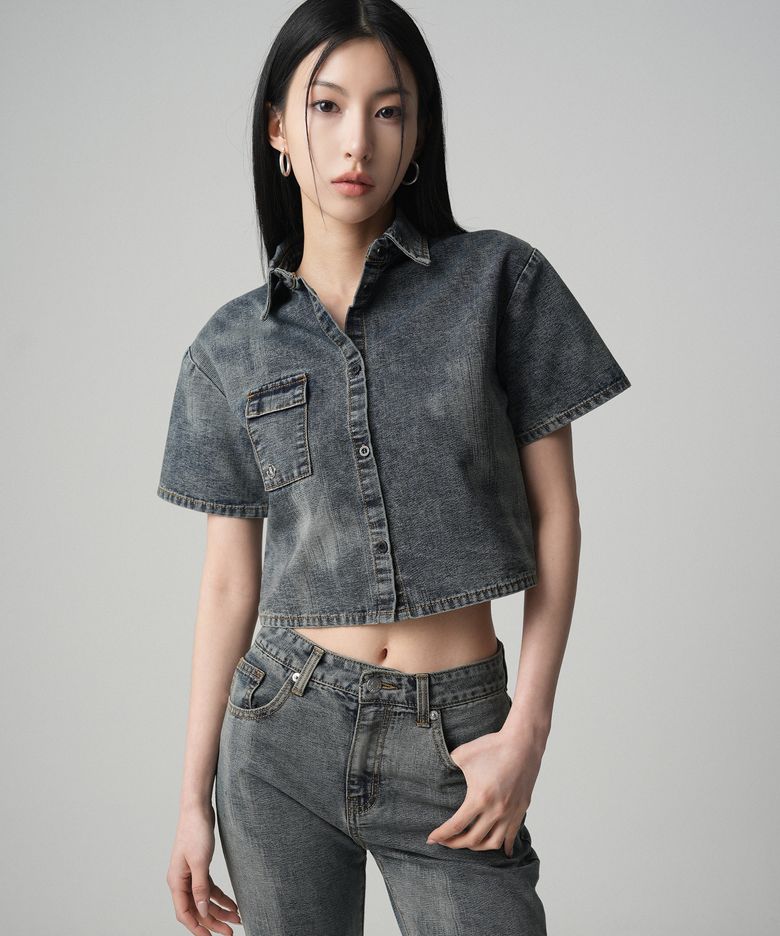 Poket Denim Shirt INDIGO