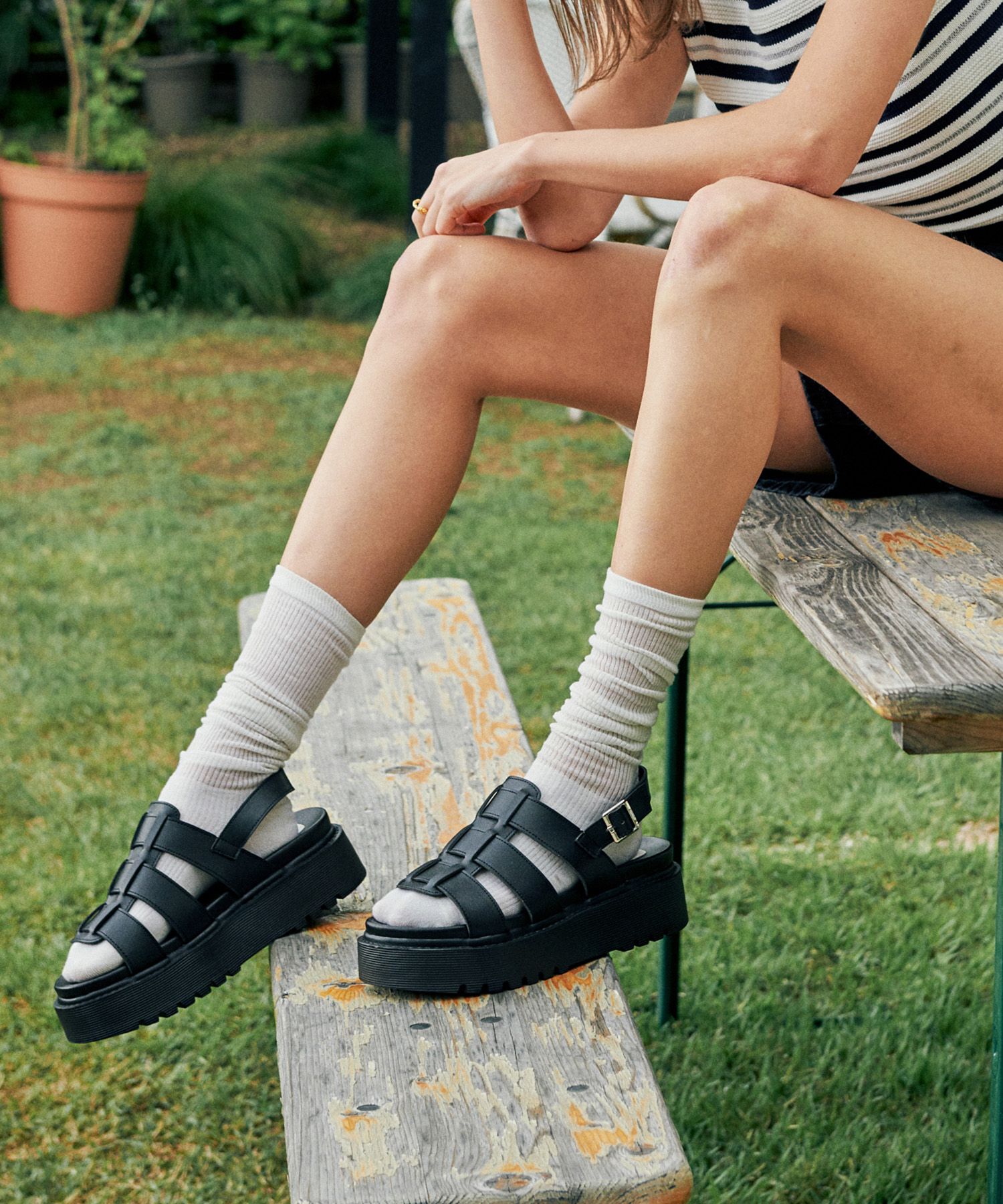 サンダル・ミュール ^MACMOC^ 2Color Bold Platform Fisherman Sandals 6Cm Liam MUSINSA | MACMOC Liam 2Color Bold Platform Fisherman Sandals 6Cm
