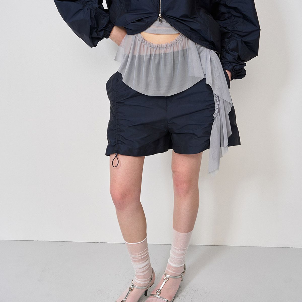엘씨디씨티엠(LCDC™) SHIRRING BANDING SHORTS