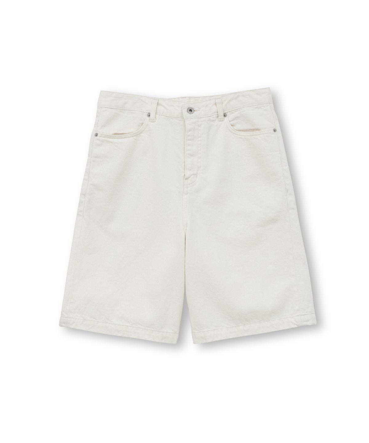 브라운야드(BROWNYARD) 24SS 데님 쇼츠, 에크루
