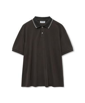 수피마 쿨맥스 피케 카라 티셔츠 [브라운]