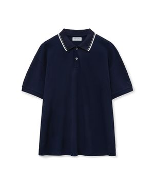 수피마 쿨맥스 피케 카라 티셔츠 [네이비]