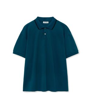 수피마 쿨맥스 피케 카라 티셔츠 [피콕그린]