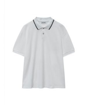 수피마 쿨맥스 피케 카라 티셔츠 [화이트]
