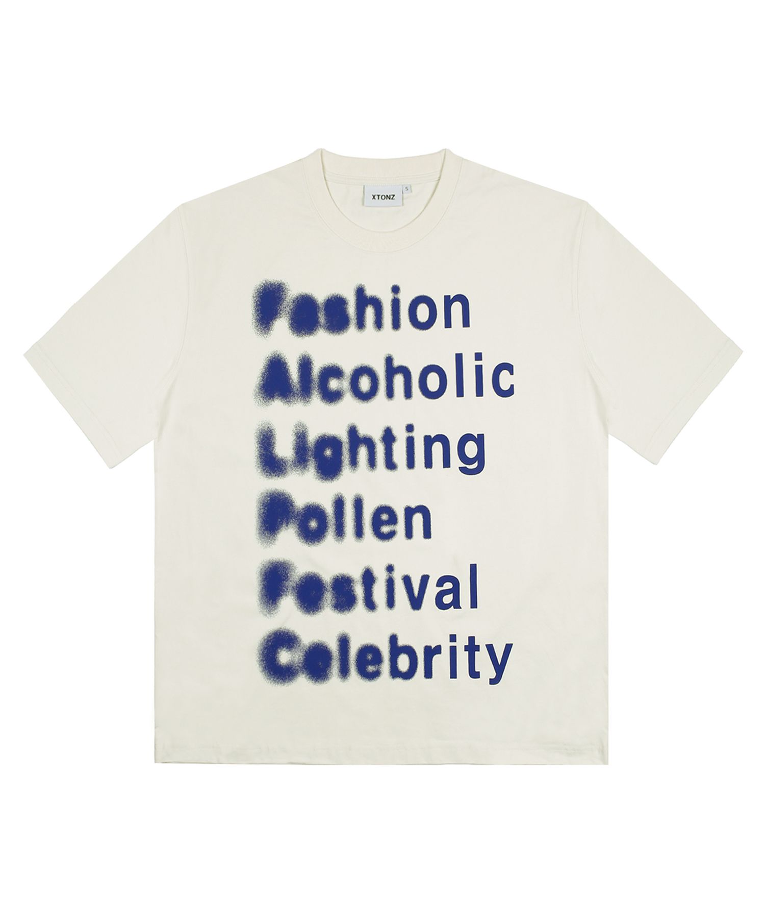 トップスその他 XTONZ XTT087 Festival Short Sleeve T-Shirt OATMEAL XTT087OT MUSINSA | XTONZ XTT087 Festival Short-Sleeved T-Shirt (OATMEAL)