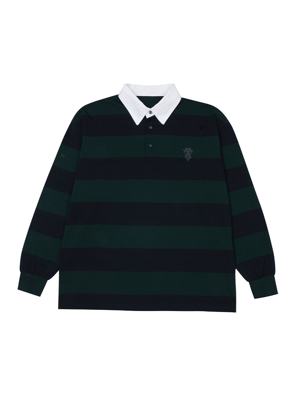와이이이엘(YEEL) SPECIAL LOGO LONG SLEEVE POLO TOP GREEN