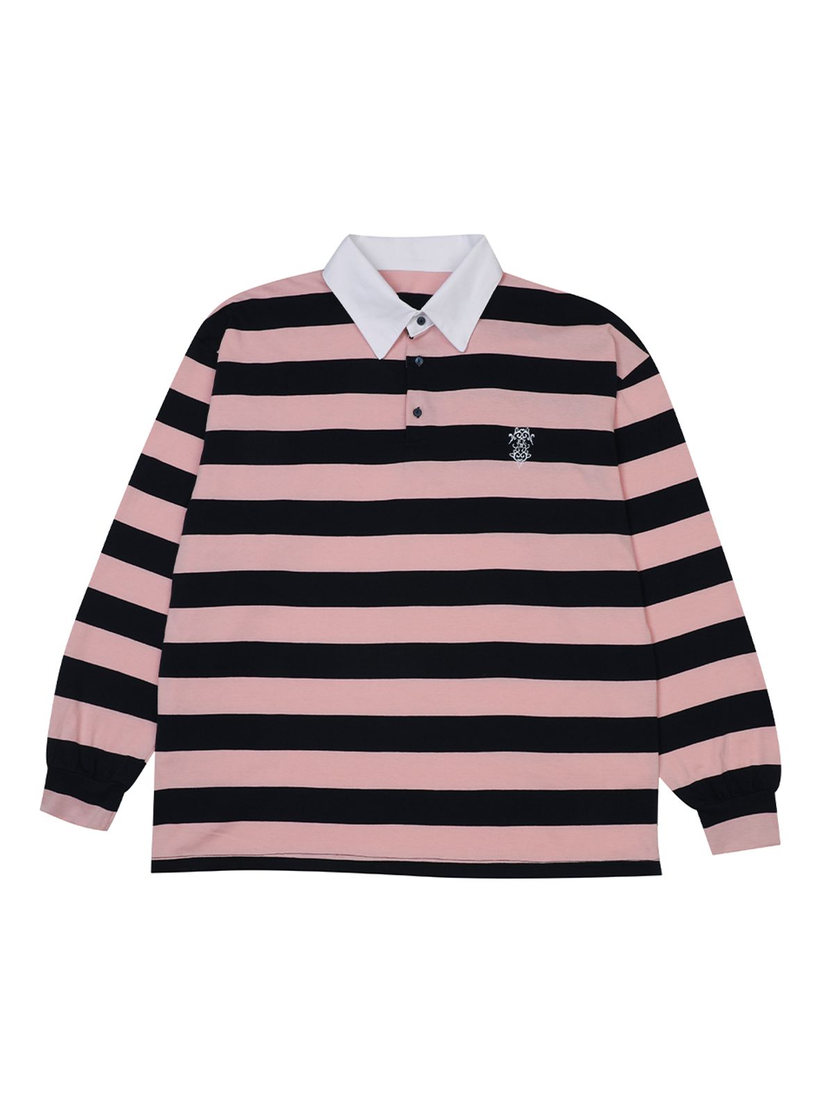 와이이이엘(YEEL) SPECIAL LOGO LONG SLEEVE POLO TOP PINK