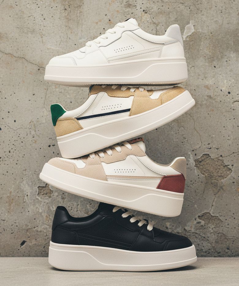 ORBIT VINTAGE 스탠딩 스니커즈 4.3CM-CL0301 (4color)