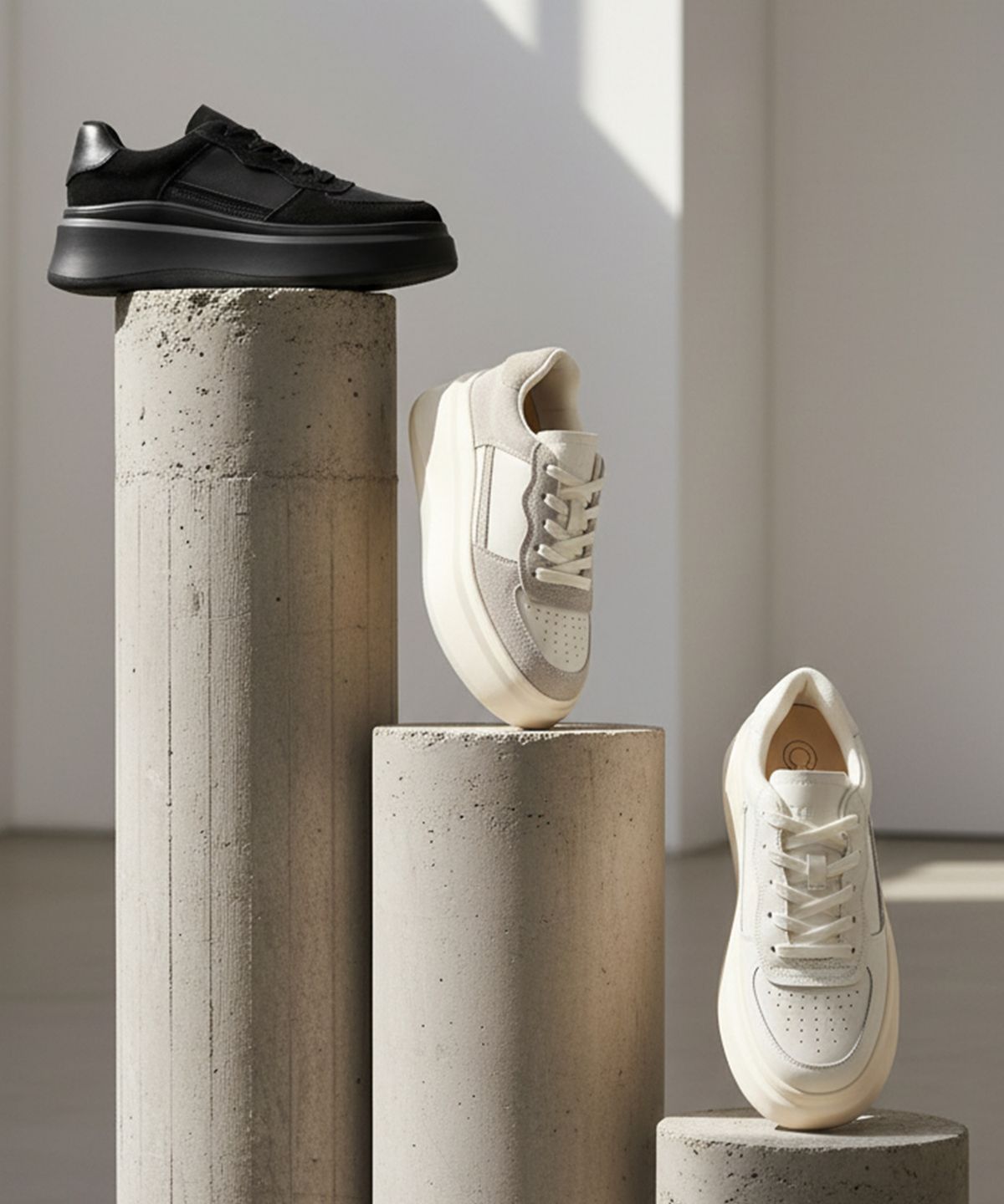 클립(CLLIB) MAGNA VINTAGE 스탠딩 스니커즈 6CM-CL0102 (3color)