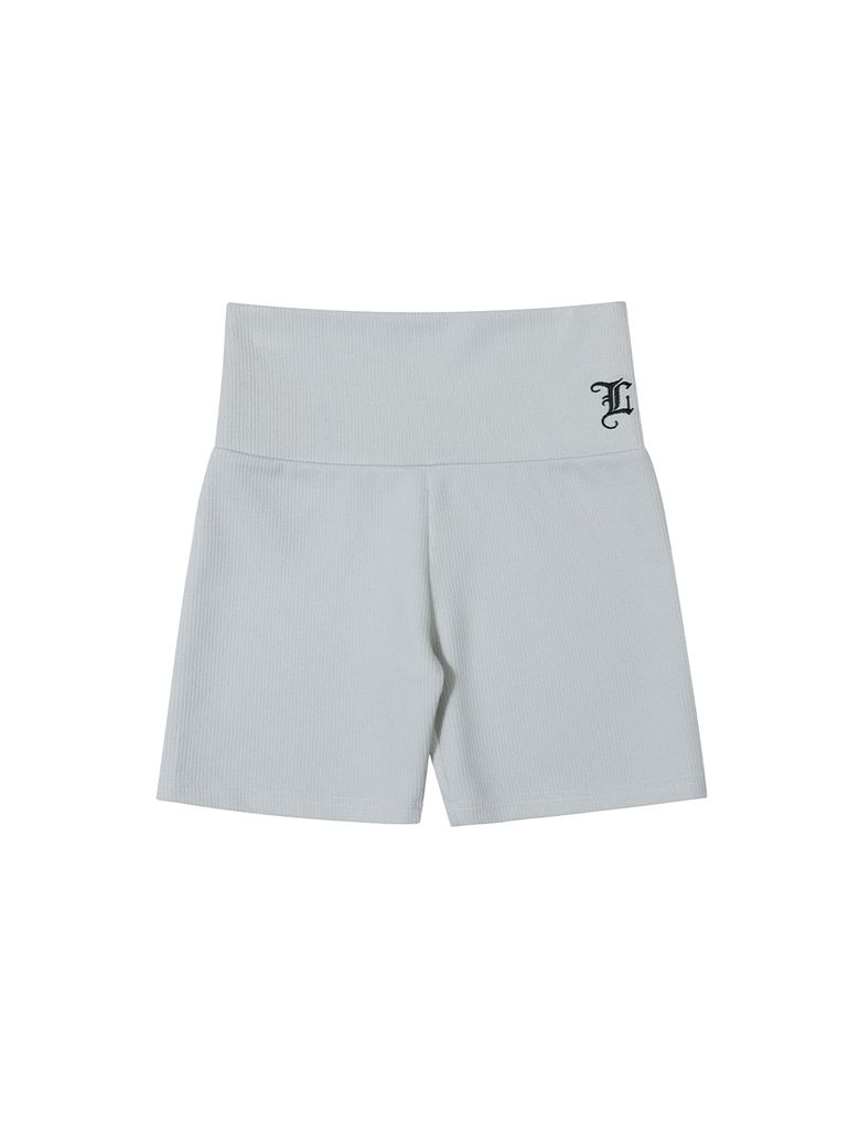 LOGO BANDING BIKER SHORTS MINT