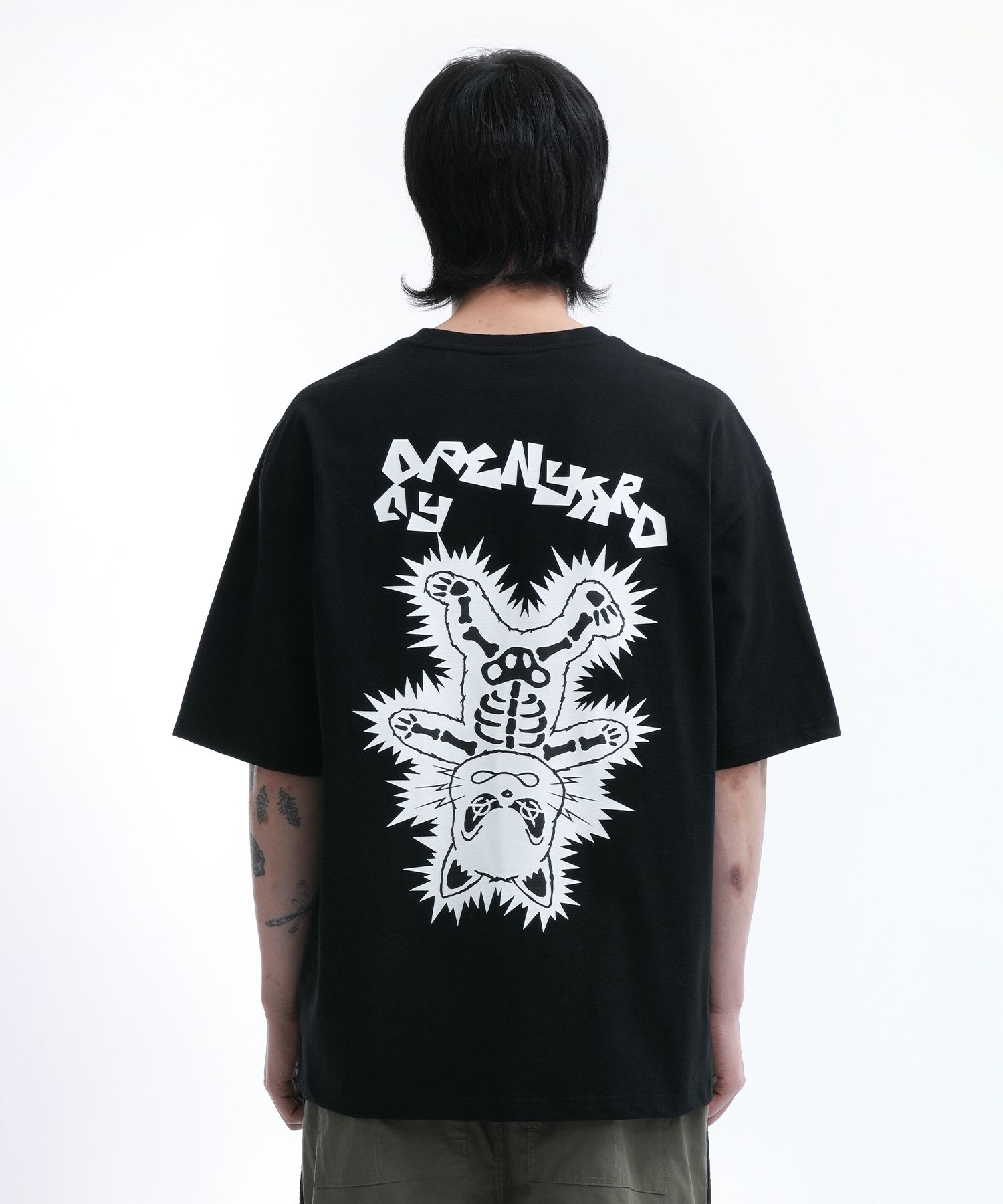 ★OY★E.S BLACK CAT T-BLACK★正規品/韓国直送料込/人気 오와이(OY) E.S BLACK CAT T-BLACK - 사이즈 & 후기 | 무신사