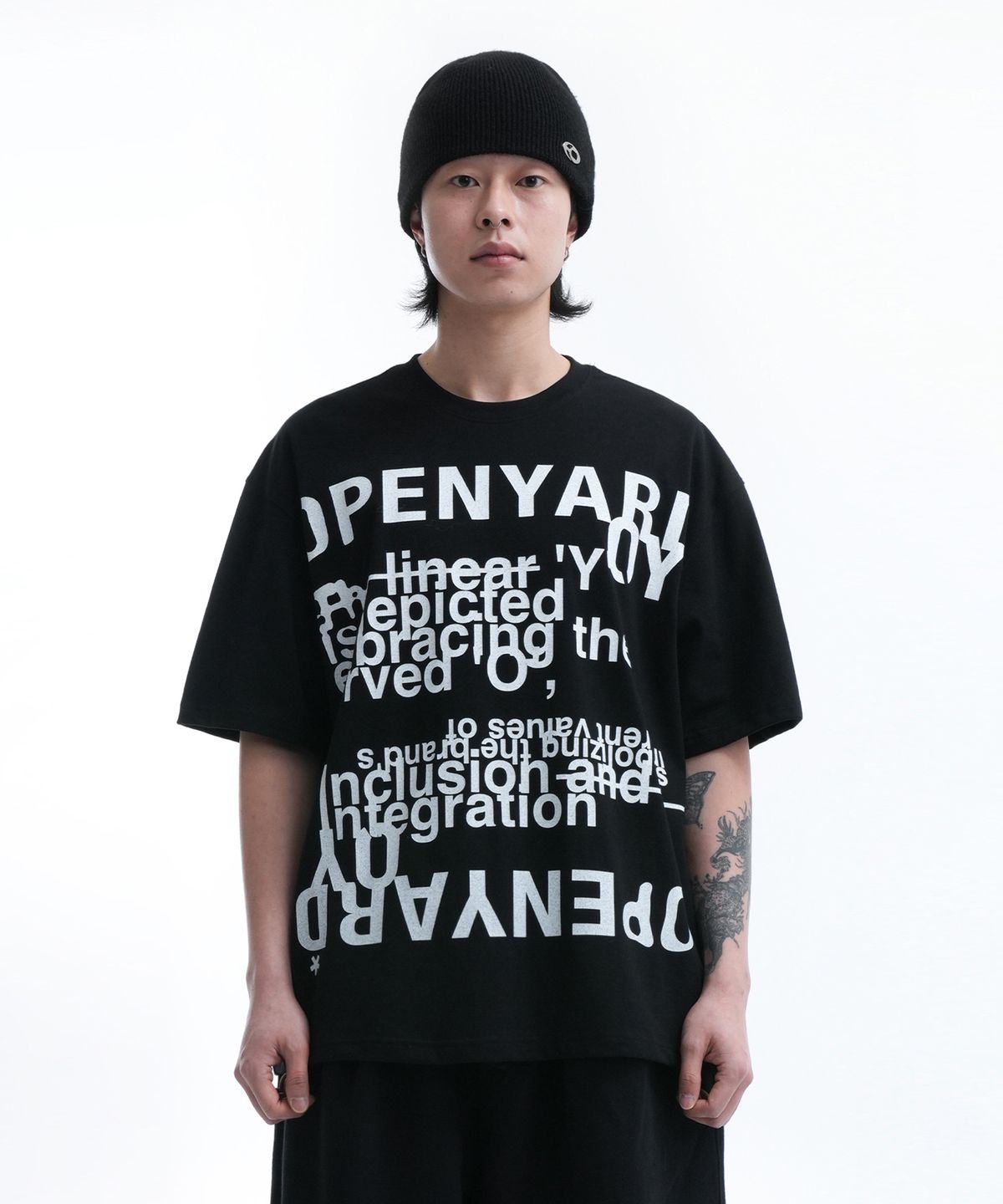 오픈야드(오와이)(OPENYARD(OY)) DECAL OPYD T-BLACK