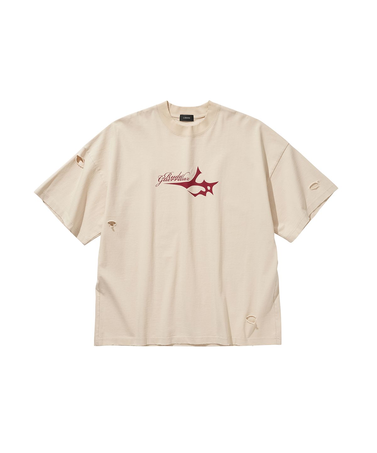 리베레(LIBERE) RUDE SS T SHIRT / BEIGE