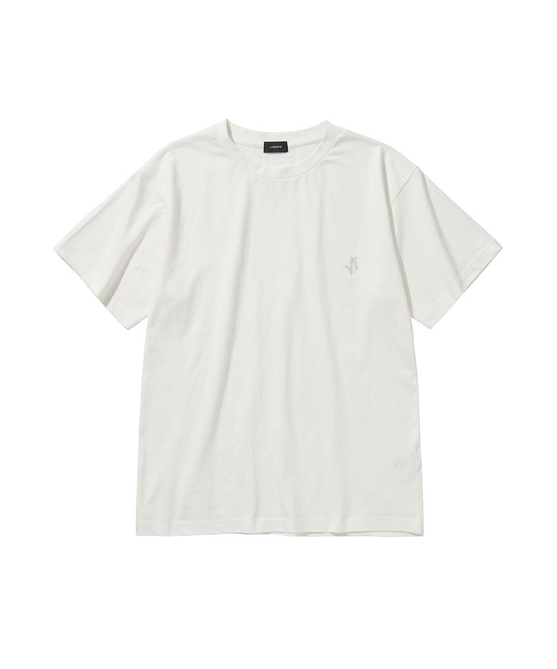 LOGO SS T SHIRT / WHITE