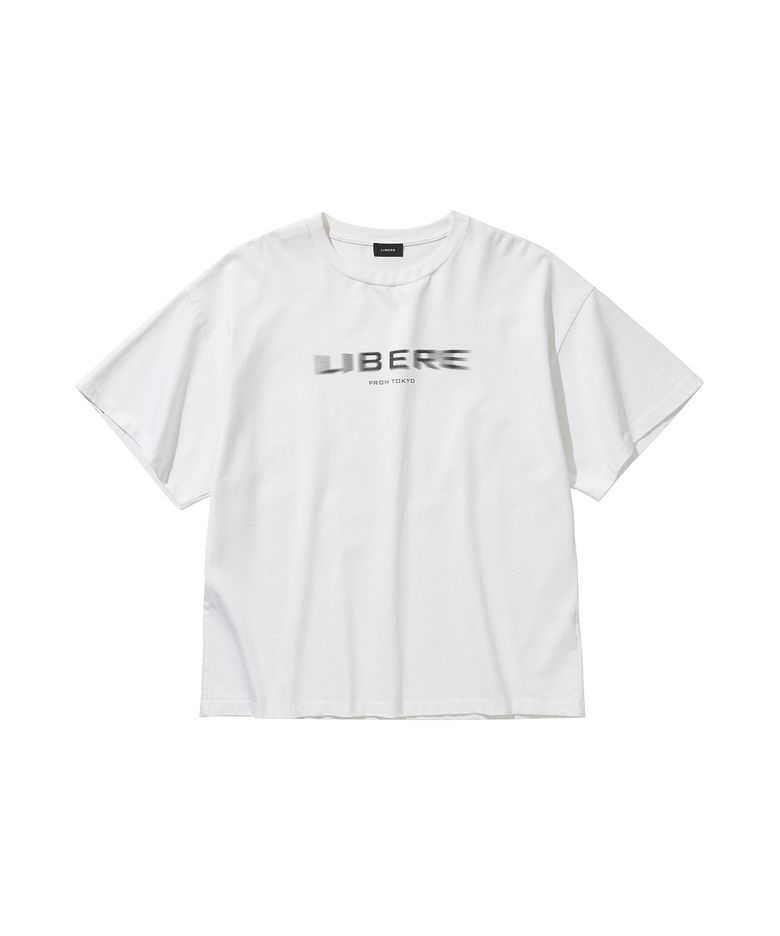 BLUR LOGO SS T SHIRT / WHITE