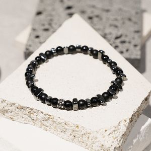 6mm언발란스해마 믹스 블랙 오닉스 원석팔찌 (C2401AC1157_BK)