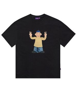 [PAT&MAT] 모션 패트 티셔츠 - 블랙