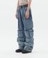 Denim Ten pocket cargo pants_Blue