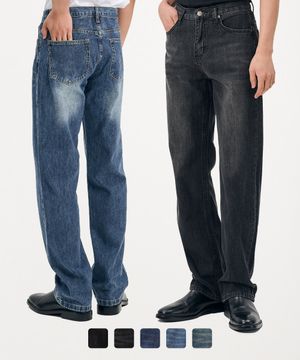 [2PACK][스트레이트] 데님 팬츠 (5Color)