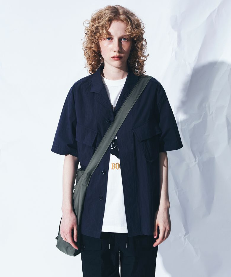 fatigue pocket s/s jacket(womens) charcoal